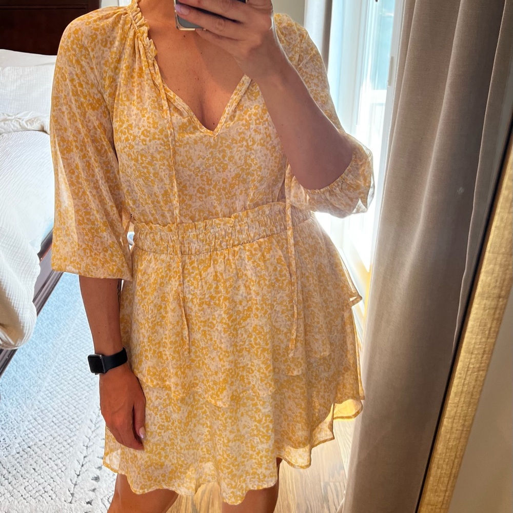 Yellow summer dress